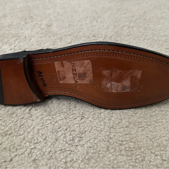 Mezlan Opera Men's 13M Black Patent Leather Formal Tuxedo Dress Shoes - Picture 6 of 6